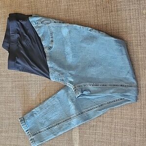 Maternity blue skinny jeans. Size Small